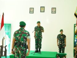 Danrem 012/Teuku Umar Pimpin Serah Terima Alih Kodal Kompi Senapan A dan B Yonif 116/GS