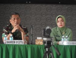Danrem 012/TU Pimpin Jam Komandan, Dan Berpamitan kepada Prajurit dan persit