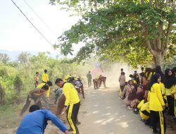 KOREM 012/TU : TNI dan BPBD Pulihkan Akses Jalan ke SMA Trumon Tengah Pascabanjir