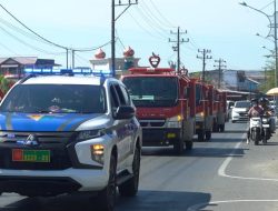 TNI AD Turunkan 3 Unit Mobil Pemadam Bantu Atasi Karhutla di Aceh Barat