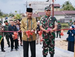 Forkopimda Aceh Singkil Peuseujuk dan Resmikan Jembatan Bailey di Singkil Utara