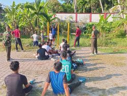 ‎Instruktur Pelatih Bimbel Kodim 0107/Aceh Selatan Laksanakan Pengambilan Nilai Garjas Samapta A dan B ‎