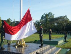 Korem 012/TU Gelar Upacara Bendera Mingguan Rutin Perkokoh Disiplin dan Jiwa Nasionalisme Prajurit