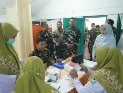 Korem 012/TU Gelar Cek Kesehatan Prajurit dan Keluarga Melalui Posyandu Cempaka