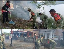 Wujudkan Sabang Bersih dan Asri, Kodim 0112/Sabang Ikut Serta Karya Bakti Massal Kota Sabang