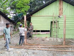 TMMD Ke-127 Kodim 0116/Nagan Raya Bangun Perlindungan Nyata