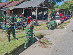 Sinergi Forkopimda dan Forkopimcam, Gotong Royong Bersihkan Pasar Gosong dan Masjid Padang Lawas di Singkil Utara