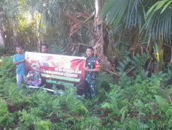 Korem 012/TU Babinsa Koramil 06/Teunom Sosialisasikan Pencegahan Karhutla kepada Warga