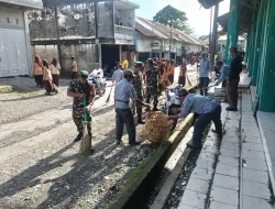 Gotong Royong Ramadhan Pererat Sinergi Aparat dan Masyarakat Jaya