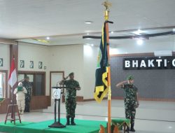 Danrem 012/TU Pimpin tradisi Pelepasan dua perwira dan Sambut Wajah Baru