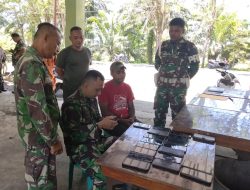 Komitmen Berantas Judi Online, Korem 012/Teuku Umar Razia HP Ratusan Prajurit TNI