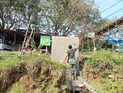 Salah satu Dari 5 Bak Penampungan Air TMMD 127 Kodim 0116/Nagan Raya Hampir Selesai