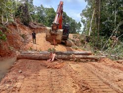 Percepatan Pembuatan badan Jalan Satgas TMMD ke 127 Kodim 0116/Nagan Raya Capai 70 Persen