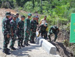 Kasrem 012/TU Dampingi Kunjungan Kerja Tim Wasev Di Lokasi TMMD Ke-127 Kodim 0116/Nagan Raya, Meninjau Dan Evaluasi Program Pembangunan