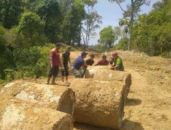 Satgas TMMD Berjibaku Menata Drainase Jalan Ujong Blang–Pante Ara