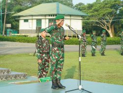 Prajurit Korem 012/TU Ikuti Upacara Bendera, Dipimpin Letkol Cke P. Sitohang