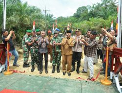 Konektivitas Pulih, Danrem 012/TU Resmikan Jembatan Bailey di Wilayah Terpencil Aceh Singkil