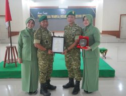 Danrem 012/Teuku Umar Pimpin Acara Tradisi pelepasan personel