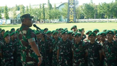 Danrem 012/TU Beri Pengarahan Kepada Prajurit Yonif 116/GS yang akan Mengikuti Satgas Pamtas RI – PNG Statis bersama Yonif 117/KY