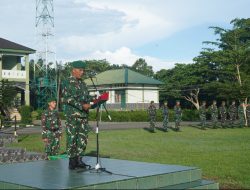 Korem 012/TU Gelar Upacara Bendera Mingguan Rutin  Perkokoh Disiplin dan Jiwa Nasionalisme Prajurit