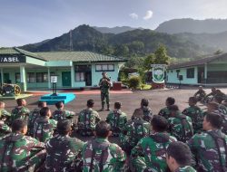 Dandim 0107/Aceh Selatan Warning Prajurit: Jangan Terlibat Judi Online, Jaga Moral dan Disiplin