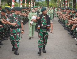 Danrem 012/TU Kunjungi Yonif 115/Macan Leuser, Tekankan Disiplin dan Profesionalisme Prajurit 
