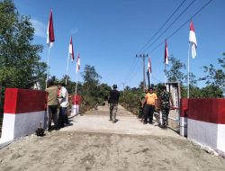 Jembatan Aramco di Desa Pasi Rasian Rampung 100 Persen, Warga Ucapkan Terima Kasih
