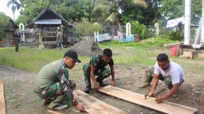 Satgas TMMD Abdya Mulai Bangun 5 Unit MCK di Kecamatan Tangan-Tangan, Dua Titik Sudah Berjalan