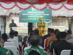 Danrem 012/TU melaksanakan Ground Breaking Rehab Panti Asuhan Istiqamatuddin Teuku Umar