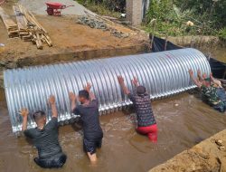 Sinergi TNI dan Warga, Pembangunan Jembatan Aramco Pasi Rasian Digenjot