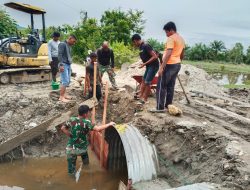 Progres Jembatan Aramco di Wilayah Kodim 0107/Aceh Selatan Terus Dikebut