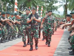 Pangdam IM Kunjungan Kerja ke Yonif 115/ML, cek kesiapkan Prajurit Hadapi Penugasan Pamtas