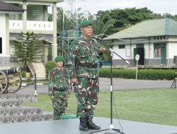 Tingkatkan Disiplin dan Nasionalisme, Korem 012/Teuku Umar Gelar Upacara Bendera Mingguan