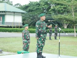 Upacara Mingguan Korem 012/TU, Perkuat Semangat Pengabdian untuk Negeri