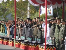 PRAJURIT KOREM 012/TEUKU UMAR HADIRI UPACARA PERINGATAN HARI LAHIR PANCASILA TAHUN 2026 DI PEMKAB ACEH BARAT