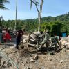 Personil TNI Terus Kebut Pengecoran Pondasi Pylon Jembatan Perintis di Beutong Ateuh Benggalang