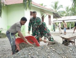 AJENREM 012/TU GOTONG ROYONG BERSAMA MASYARAKAT, PERERAT SILATURAHMI DAN KEMANUNGGALAN TNI-RAKYAT