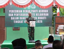 Danrem 012/Teuku Umar Resmikan Perehapan Panti Asuhan Istiqamatuddin Teuku Umar