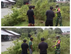 Cegah Kebakaran, Babinsa Koramil 01/SM Ajak Pemuda Peduli Keamanan Lingkungan