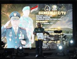 Meriahkan HUT ke-81 RI, Danrem 012/TU Buka Open Turnamen Piala Danrem 012/TU