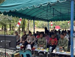Danrem 012/Teuku Umar Bersama Forkopimda Aceh Barat Ikuti Zoom Meeting Launching Peresmian Jembatan Garuda oleh Presiden RI