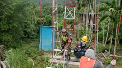 TNI Satgas Perintis Garuda Terus Kebut Penyelesaian Jembatan Gantung Demi Akses Aman Masyarakat