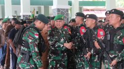 Kapoksahli Pangdam IM Lepas Satgas Pamtas RI–PNG Yonif 115/ML, Tekankan Profesionalisme dan Kehormatan Prajurit