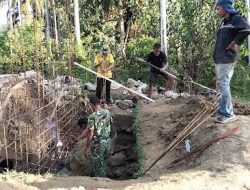 Satu Langkah Menuju Pengecoran, Pembesian Tepi Jauh Jembatan Serasah Terus Dirakit