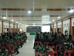 Korem 012/TU Sosialisasikan Pencegahan, Pemberantasan Penyalahgunaan dan Peredaran Gelap Narkotika (P4GN)