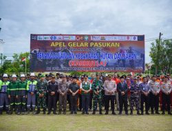 Bupati Nagan Raya Pimpin Apel Gelar Kesiapan Penanggulangan Karhutla Tahun 2026 di Makodim 0116/Nagan Raya