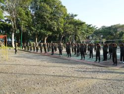 Jaga Kebugaran dan Kekompakan, Prajurit dan PNS Korem 012/TU Laksanakan Jalan Santai dan Olahraga Bersama