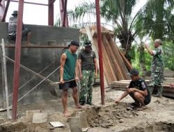 Jembatan Perintis Cibubukan-Serasah Mulai Diperkuat, TNI dan Masyarakat Kerjakan Abutmen serta Box Tiang
