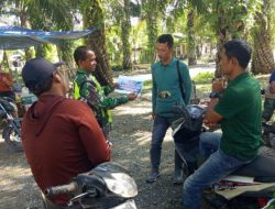 Babinsa Posramil Kuala Pesisir Beri Himbauan Kepada Warga Terkait Antisipasi Karhutla