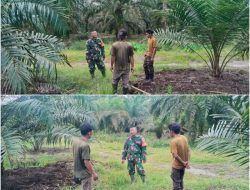 Pencegahan Karhutla Dimulai Sebelum Api Muncul, Pesan Babinsa kepada Warga Teluk Dalam